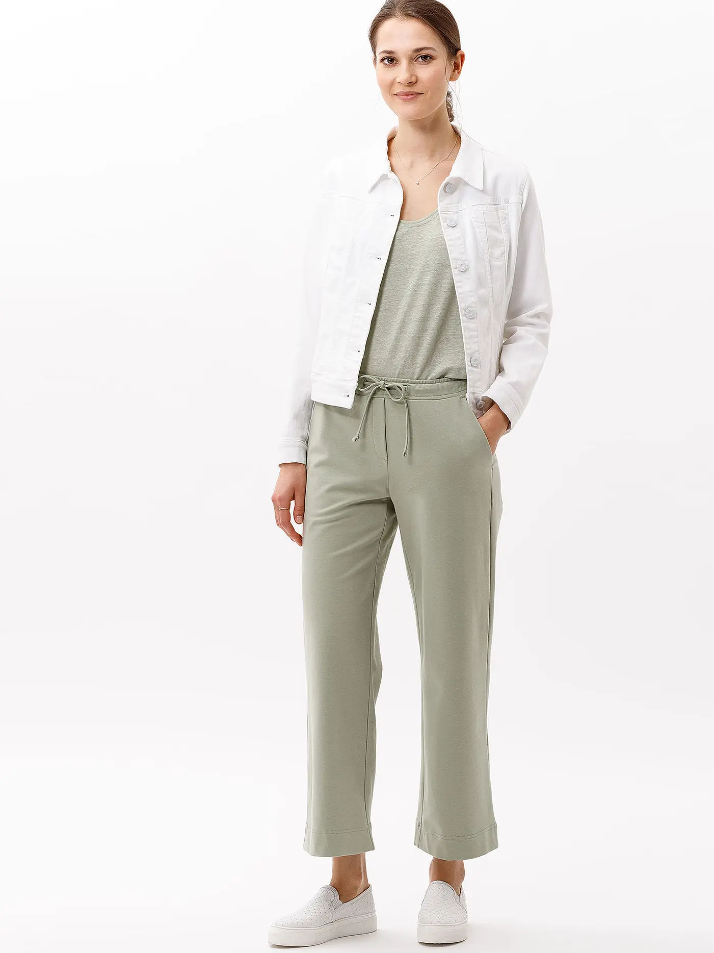 BRAX | Culotte Relaxed Fit MAINE S | grün